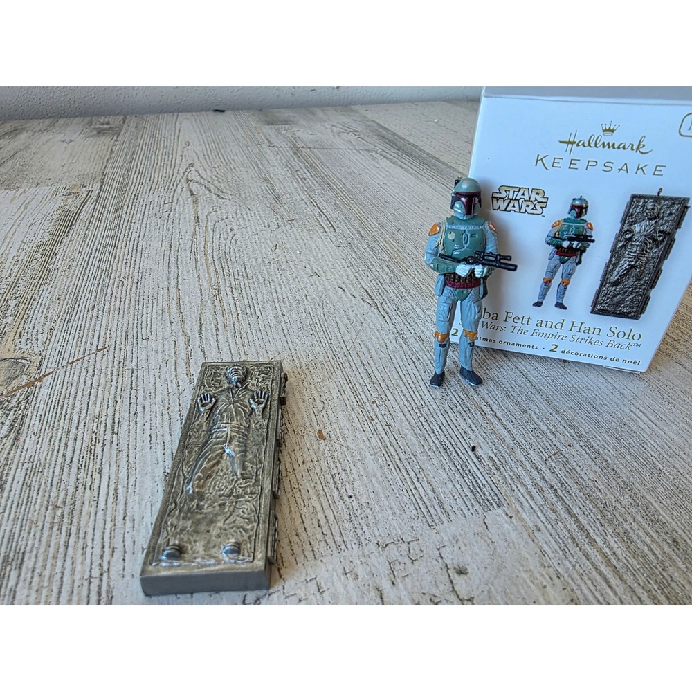 Hallmark boba fett han solo mini Star wars empire strikes back ornament Xmas